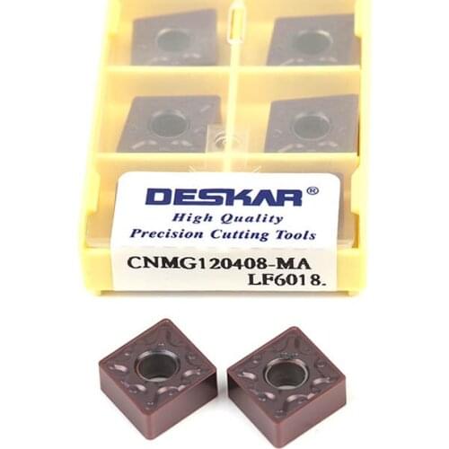 CNMG120404 CNMG120408 MA HS MQ MS LF6018 CNC Lathe Turning Tool Carbide Inserts, Authentic For Machining Cutting Stainless Steel