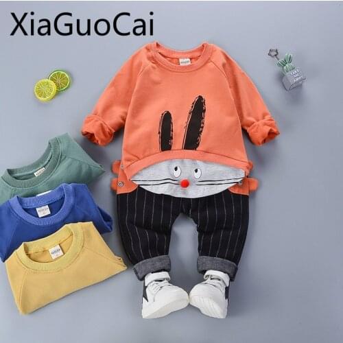 Toddler Boys Clothing Sets 2018 Autumn Suit Childrens Clothes Infant New Spring Boys Clothes Casual Two-piece Sets Suits Kids