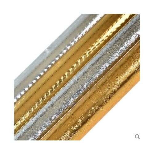Kitchen wallpaper cabinet wardrobe waterproof moisture-proof wall pasted furniture refurbished countertop aluminum foil foil