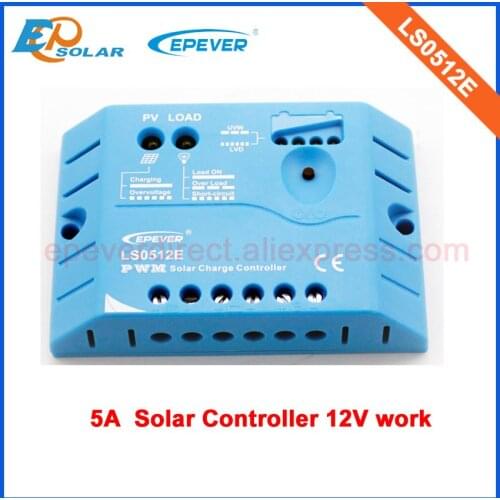 LS0512E 5A small system solar controller PWM EPEVER EPsolar 12V solar panels system work LED indicator