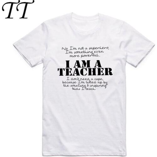 Asian Size Men And Women Print Trust Me I'm A Teacher Funny T Shirt Summer Casual O-Neck Short Sleeve Polyester T-shirt HCP989