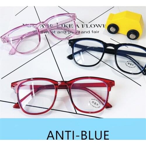 New arrival kids colorful blue light blocking glasses optical frames children anti blue light reading computer glasses KAB004