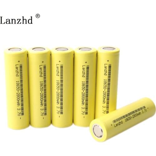 5-40PCS 3.7V batteries 18650 2800mah Rechargeable battery 18650 Li ion lithium ion 18650 15A Power battery for Electric bicycle