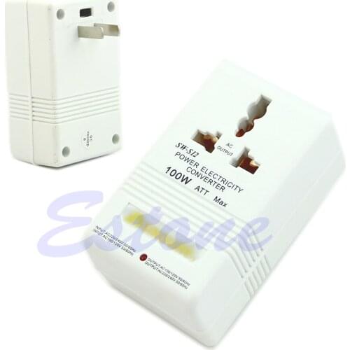 Professional Power Voltage Converter 220/240V To 110/120V Adapter G08 Great Value 4
