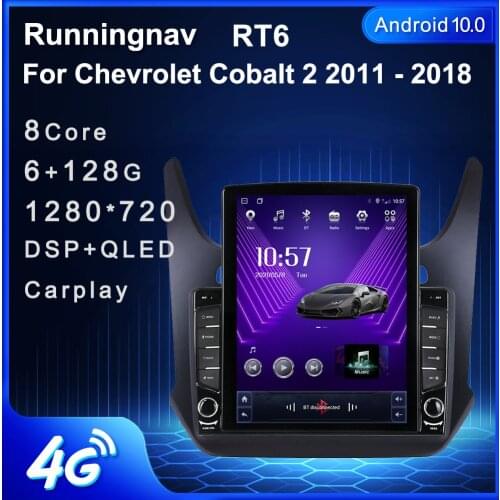 Runningnav For Chevrolet Cobalt 2 2011 - 2018 Tesla Type Android Car Radio Multimedia Video Player Navigation GPS