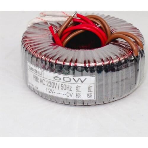 60W AC12V pure copper audio transformer professional linear power transformer