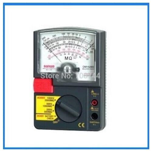Sanwa DM1528S DC1000V / 500V / 250V Insulation Resistance Meter/ Insulation Testers