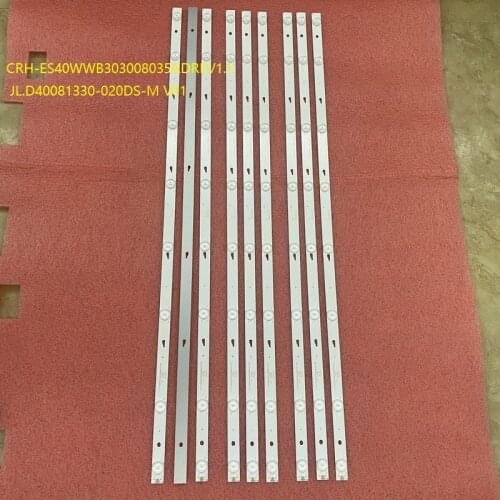 3pcs LED bar For Thomson T40D16SF-01B 40L1600C 40L2600C TH-40D400C JL.D40081330-020DS-M CRH-ES40WWB303008035ADREV1.1