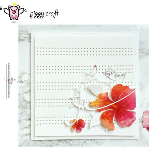 Piggy Craft metal cutting dies cut die mold Circle strip decoration Scrapbook paper craft album card punch knife art cutter die