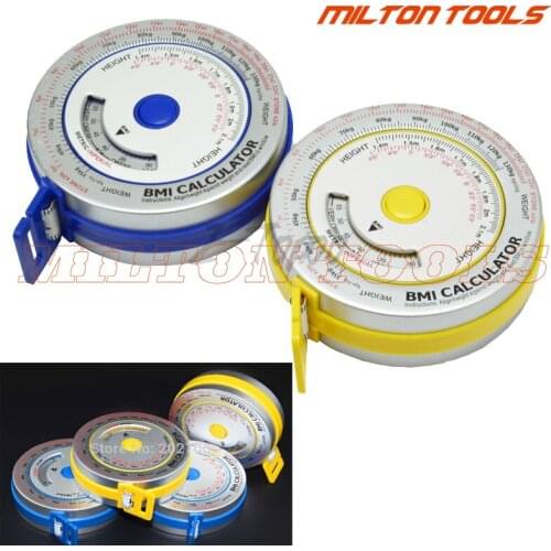 High quality Aluminum BMI measure tape BMI body tape BMI calculator 0-150cm, 12pcs/lot