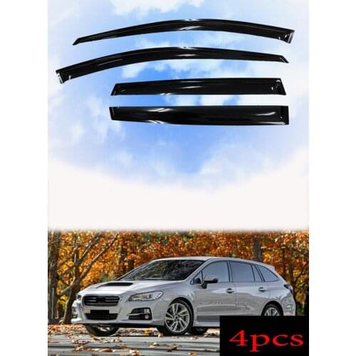 For Volkswagen Tiguan 2017-2019 High quality Acrylic black Window Visor Vent Sun Shade Rain Guard Door Visor 4pcs