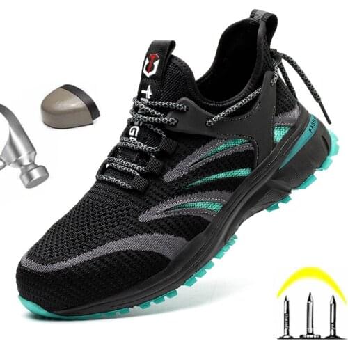 Dropshipping Men Women Work Shoes Steel Toe Cap Safety Boots European Standard Anti-smash Anti-puncture Sport Shoes Safety Shoes