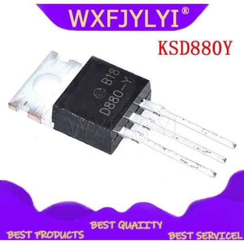 10pcs/lot Transistor D880 KSD880Y TO-220 NPN transistor 3A 60V new original