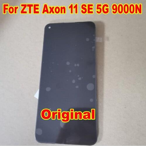 100% Original Working Glass Sensor LCD Display Touch Screen Digitizer Assembly For ZTE Axon 11 SE 5G 9000N Mobile Pantalla