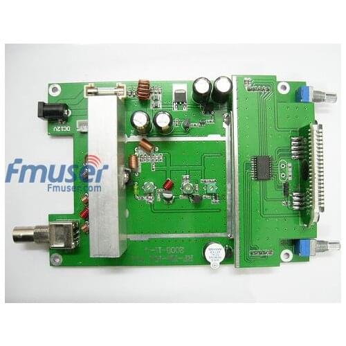2pcs/lot 15w fm transmitter PLL lcd Radio Stereo MIC 88-108mhz Board PCB RV1.1
