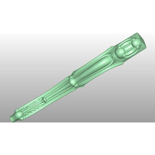 3D model STL format file for cnc router engraving furniture sofa cabinet chair leg pattern Artcam 644