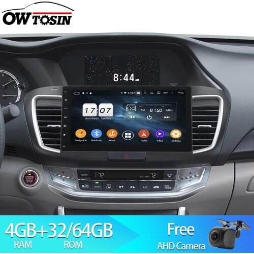 Owtosin 2 Din Android 9.0 Car DVD Multimedia For Honda Accord 9 2014 2015 2016 2017 Car GPS Navigation Autoradio Video Player