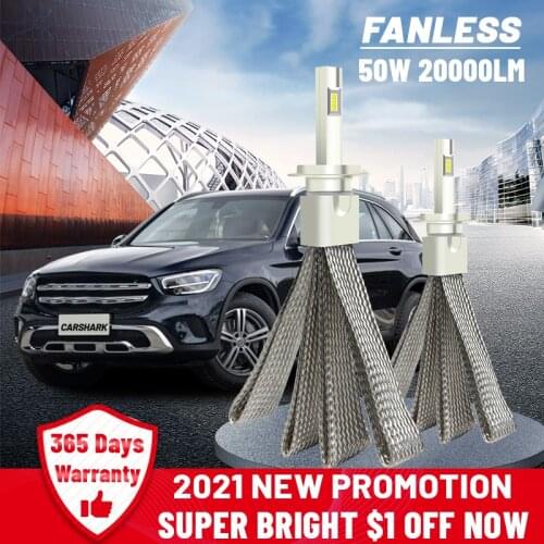 Fanless Turbo H1 Led Headlight Bulbs Set H4 H7 H11 Car Lights Mini 9005 9006 Hb3 Hb4 Auto Lamp Headlamp Ice Csp Chip Ptf