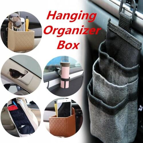6 Styles Car Seat Side Storage Box Organizer Storage Interior Multi-Use Bag Auto Accessories