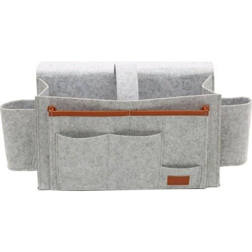 Large Felt Bedside Heavy Duty Buckles Hanging Storage For Bed Rails Dorms Bunk Beds For Book Phone Remote Dorm Room Accessories
