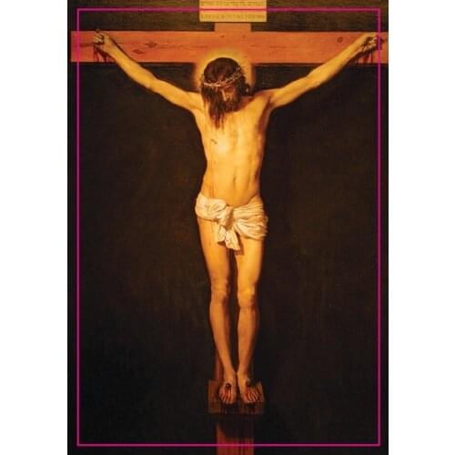 Decorative Fun Magnets , The cross&The crucifixion of Jesus Metal Religious Fridge Magnet 5397