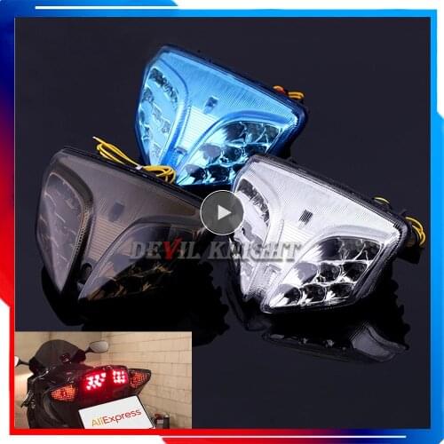 For Suzuki GSXR GSX-R 600 750 2008-2012 K8 K9 Integrated LED Rear Tail Light Turn Signal Motorcycle light Accessories GSX-R 1000