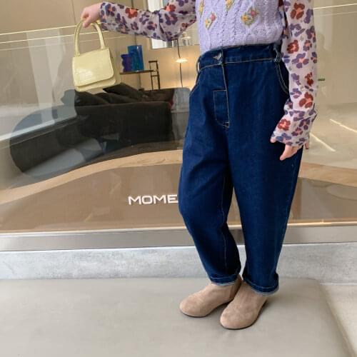 2021 Spring New Arrival Girls Fashion Denim Pants Kids Jeans Trousers Girls Jeans