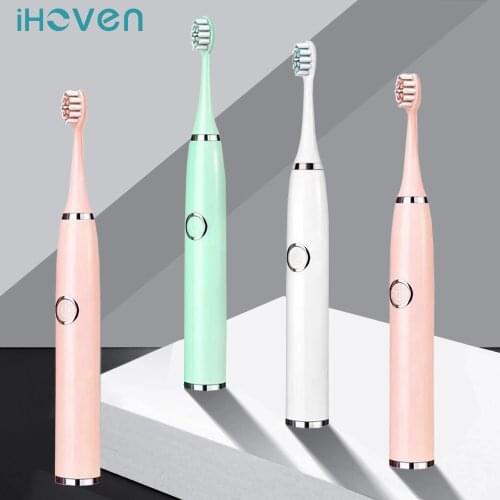 IHoven Electric Toothbrushes for Adults Kid Smart Timer Whitening Toothbrush IPX7 Waterproof Replaceable AA Battery Version