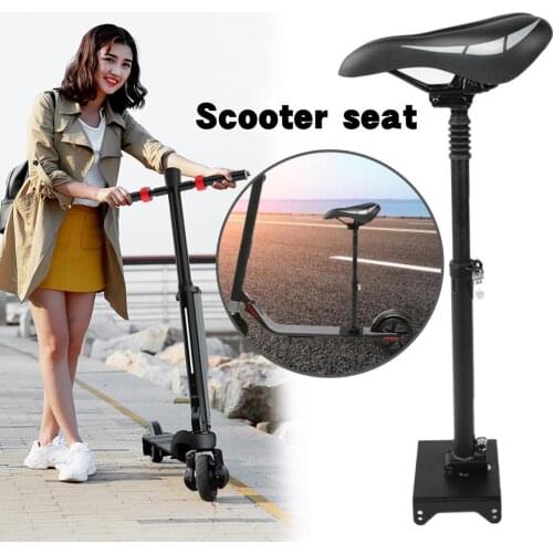 Electric Cycling Skateboard Saddle Scooter Foldable Height Adjustable Shock-Absorbing Folding Seat Ninebot ES1 ES2 ES4 Scooter