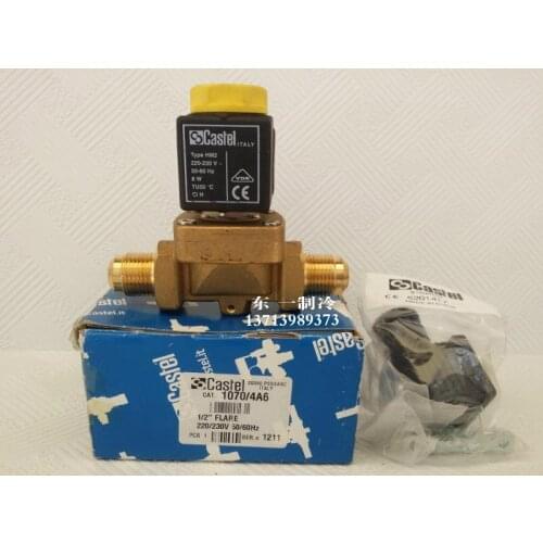 Castel solenoid valve TYPE 1070/4 4 points cold storage freezer solenoid valve 1070/4A6