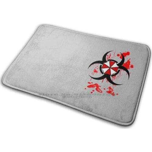 Umbrella Corporation Mat Rug Carpet Anti-Slip Bedroom Entrance Door Mat Umbrella Corporation Umbrella Raccoon City Nemesis 2