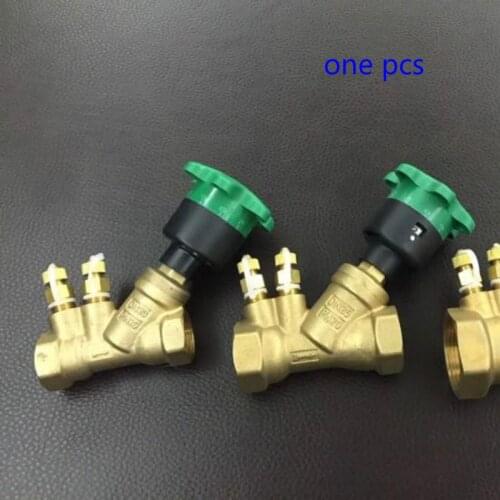 Brass balance valve Static hydraulic control valve Digital lock balance valve DN15-DN50 Internal thread balance valve