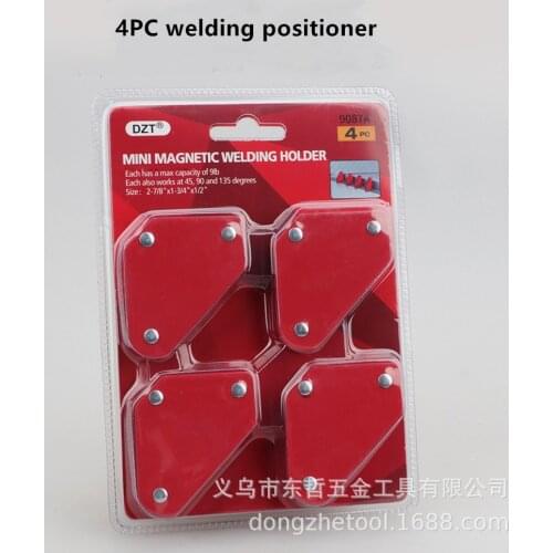 4pcs Strong Magnet Welding Locator 9LB Welder Positioner 45 90 135 Power Accessories Soldering Fixture Magnetic Welding Holder