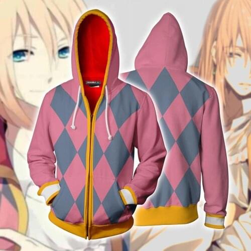 Anime Howls Moving Castle Costumes Howls Moving Castle Hoodies Jackets Coats Cosplay 3D printed men women hoodies Sweatshirts