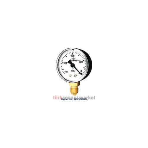 Ø50 MM BOTTOM CONNECTION MANOMETER & MANOVACUMMETER pressure measurement, pressure gauge, pressure measuring machine, Vacoom