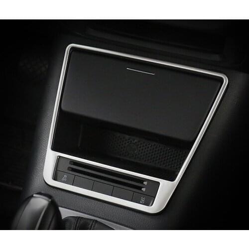 ABS Matte For Tiguan 2009 2010 2011 2012 2013 2014 2015 Car Central Control Panel Frame cover trim auto accessories styling