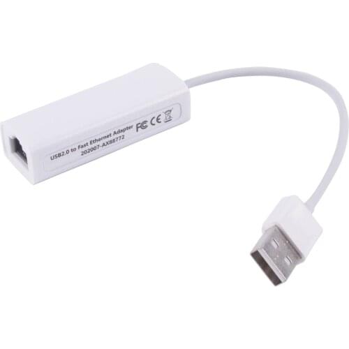 USB to RJ45 Lan Ethernet Adapter 100Mbps Asix AX88772B AX88772 USB to RJ45 Lan Converter 10M 100M