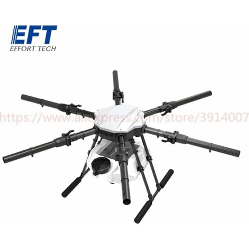 EFT E616P six-axis 16L 16kg agricultural spray drone frame E616S upgrade E616 P waterproof folding frame UAV