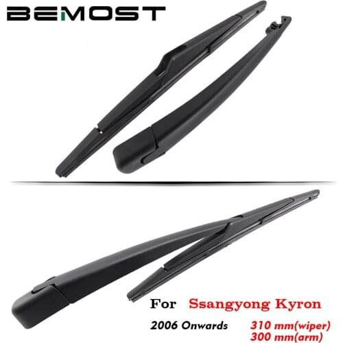 BEMOST Auto Car Rear Windscreen Wiper Arm Blade Natural Rubber For Ssangyong Kyron 310mm 2006 Onwards Hatchback Accessories