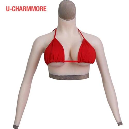 Silicone Breast Forms Drag Queen Realistic Fake Boobs tits Enhancer Crossdresser Shemale Transgender Crossdressing U-charmmore