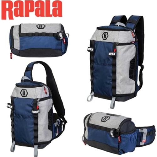 RAPALA Jungle Series Bag Fishing Backpack Waist Bag Messenger Bag Fishing Tackle Bag Multifunctional outdoor Bag
