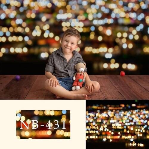 Vinyl Photography Backdrops Newborn Boy or Girl Bokeh Photographic Background Baby Shower Decorations Photocall Background Props