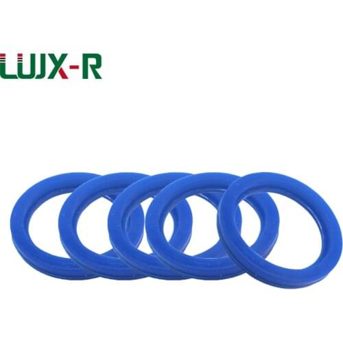 LUJX-R Flat Seal Ring Gasket Silicone O Shape Blue Washer SMS Union Sealing Gaskets For SMS Stainless Steel Joints SMS19-SMS101