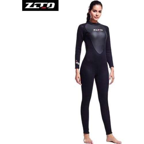 Women 3MM Snokling Full Body Winter Keep Warm Diving Suit Neoprene Scuba One-piece Professional Swim Surfing Triathlon Wetsuit