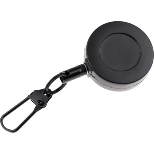 Zinger Keychain Practical Retractor Compact Design Steel Wire Rope