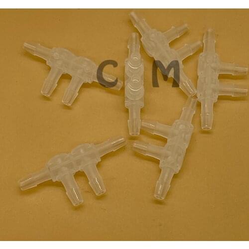 10PCS For Roland Mimaki Inkjet printer 4 ways ink tubing connector ink tube fitting 4 heads Ink Hose Pipe Adapter