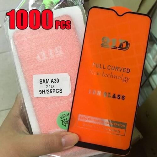 1000pc 21D Full Glue Tempered Glass Screen Protector Film For INFINIX Note 10 Pro HOT Play ZERO 8 8i X657 X683 X687 X690 SMART 5