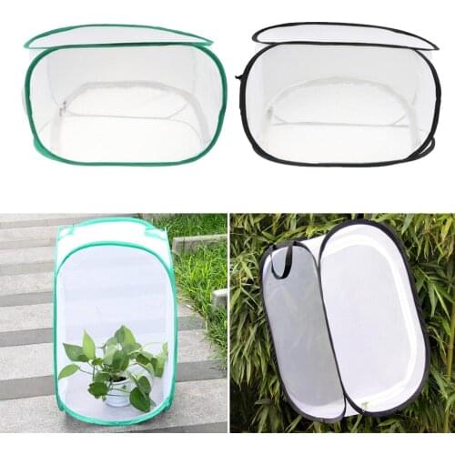 2X Butterfly Habitat Terrarium Stick Carry Handle Insect Pet Breeding Cage