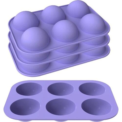 4PCS Half Ball Sphere Silicone Cake Mold Muffin Chocolate Cookie Baking Mould Decor Kitchen Baking Tools Utensilios