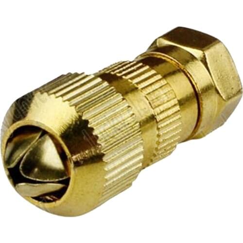 5pcs Fadapter F plug TV connector to F RF connector straight RF Coaxial F Adapter F Connector